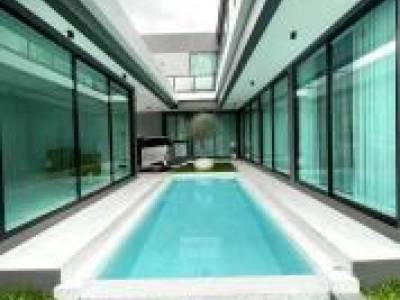 Luxury pool villa for rent 60,000 baht per month, selling for 11, EANF